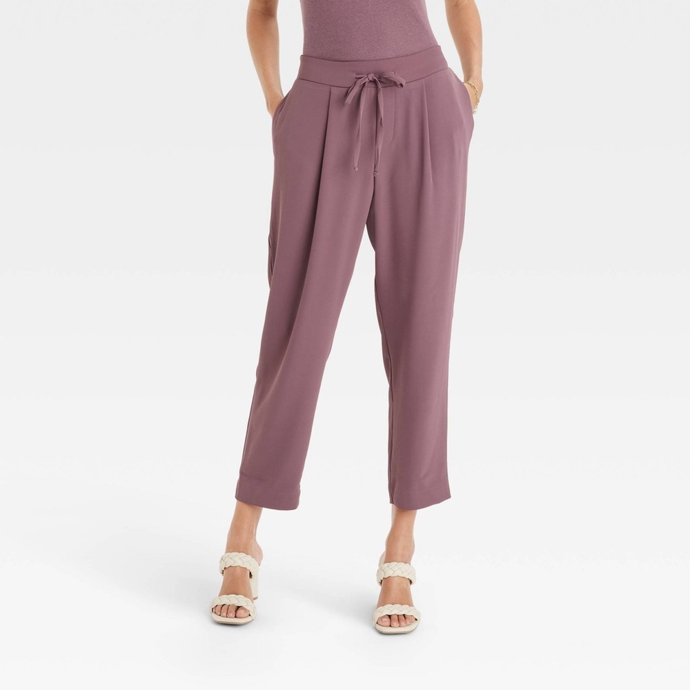 A New Day High-Rise Tapered Fluid Ankle Pull-On Pants